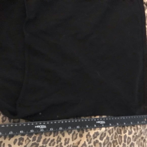 Ann Taylor Loft  size XL black knit halter with sequin front ties at neck - Picture 9 of 14